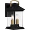 Quoizel Henderson Outdoor Wall 2 Lights Earth Black HND8206EK - alternate 1